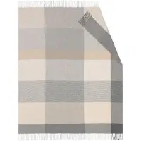 Biederlack Wohndecke "Soft Impression im Doubleface-Look", grau (pleasant stone), B:130cm L:170cm, Baumwolle, Kaschmir, Wohndecken, Wohndecke, Baumwolle-Kaschmir-Mix