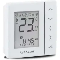 Salus | VS20WRF (Weiß) | digitaler programmierbarer Raumthermostat Batterie