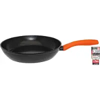 ELO Schmorpfanne "Colorio mit farbigem Protektor" Aluminium Set, Pfanne inkl. Pfannenschoner, 2 tlg. Soft-Touch-Griff mit Flammenschutz