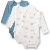 Sanetta - Kid's Set Body 1/1 3-Pack - Alltagsunterwäsche Gr 104 weiß
