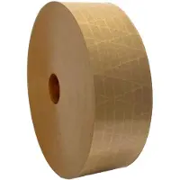 VEPATIM 3x Nassklebeband kernlos 70 x 150m 125 g/m2 Gitterverstärkt extrastark Papier braun