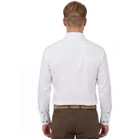 Olymp Businesshemd "Level Five body fit", Herren, Gr. 39, N-Gr, weiß, Web, Obermaterial: 97% Baumwolle, 3% Elastolefin, körpernah, 2-Knopf-Manschette, Hemden Businesshemd, Topseller