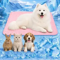 Sonstiges Kühlmatte für Hunde 70x55 cm Rosa, Hundematte Kühlend für Mittelgroße Hunde