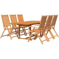 Selius Gartentisch, ausziehbar, aus massivem Akazienholz - Länge 150-200 cm - geeignet für 7 Personen