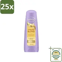 Unilever 25 x Andrélon Stralend Blond Conditioner - 200 ml - Vorratspackung - 25 Stücke