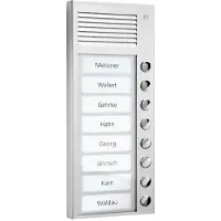 TCSS AG Audio Außenstation PAK08-EN 8 Tasten 1-reihig AP silber