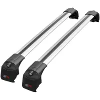 Merkloos Dachträger Querträger Dachstangen - Graues Aluminium - Passend für BYD Seal U (SA3) 2023-2026 - Mit Dachreling - Für Gepäck und Fahrräder
