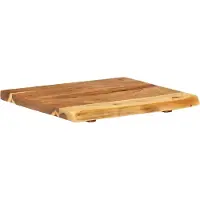 Syfax Badezimmer-Waschtischplatte Massivholz Akazie 58x52x3,8 cm