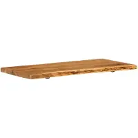 Syfax Badezimmer-Waschtischplatte Massivholz Akazie 114x52x4 cm