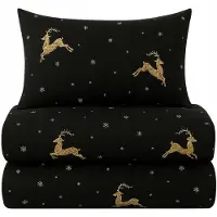 Strefa Spania Baumwollsatin Bettwäsche 160x200 Wintermuster