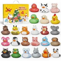 Merkloos Adventskalender mit Gummientchen für Kinder