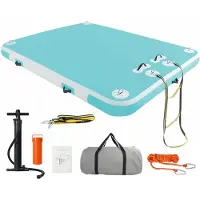 OEM Aufblasbares Schwimmdock 180x150x15 cm grün