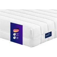 Merkloos Rollmatratze Schaumstoffmatratze - 90 x 200 cm - H3 - Mikrofaser-Bezug - Abnehmbar und waschbar