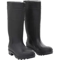 vidaXL Gummistiefel Schwarz Größe 40 PVC