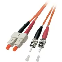 EFB Elektronik O6363.7,5 Duplex Jumper SC-ST 62,5/125μ, OM1, LSZH, orange, 3.0mm, 7,5m O636375