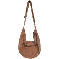 Merkloos Damen Schultertasche aus Baumwolle mit großem Fassungsvermögen