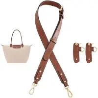 Merkloos Verstellbarer Schulterriemen aus Leder für kleine Taschen