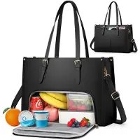 Merkloos Laptop-Tasche für Damen mit Lunchfach