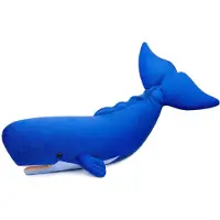Merkloos Realistisches Plüschtier, Wal, 53 cm