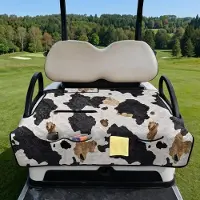 Merkloos Elzusha – Universelle Golfwagen-Sitzbezüge für 2 Personen, atmungsaktiv und komfortabel