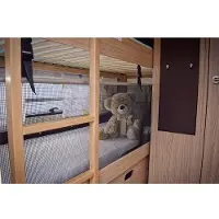 Sliiper Sicherheitsnetz 100 x 50 cm Traglast 35 kg Stockbett Hubbett Alkoven