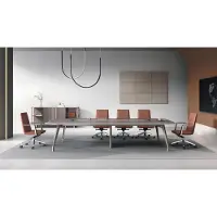 JVmoebel Modernes Büro Set Konferenztisch und Sideboard für professionelle Räume