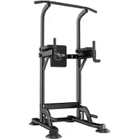 Merkloos Klimmstange Pull-up-Stange Kraftstation - 10 Höhenstufen - Stahl - Belastbar bis 150 kg - Für Zuhause