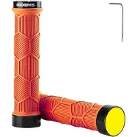 RockBros TPR Fahrradgriffe mit Reflektor - orange