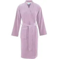 Carl Ross Unisex-Bademantel "41110" Gr. M, rosa (rose quartz, sanftes weiß), M, N-Gr, Walkfrottier, Hausmäntel, Unisex-Bademantel, Midilänge