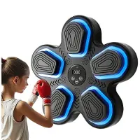 Markenlos Boksmachine - Musikalische Boxmaschine - Drahtlose intelligente elektronische Wandmontage Boxtrainer, interaktiver Schlagtrainer, geeignet für
