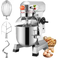 Vevor Elektrische Staande Voedselmixer Elektrische Deegmixer 30Qt Drie Snelheden