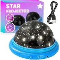 FEELNEEDY Sterrenprojector LED Kinder - Nachtlamp mit 3 Modi - Sterrenhemel Projector für Schlafzimmer & Baby