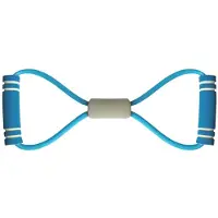 Markenlos Widerstandsband Figur 8 Workout Tube Stretch Fitness Band Arme Pull Up für Übung Arme Brust Schultern Trainer