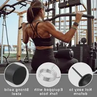 Markenlos Zusätzlicher Gewichtsstift für das Fitnessstudio, 10 x 100mm + 3 Federringe, tragbarer Gewichtsstapelstift, ideal für Krafttraining und Fitness