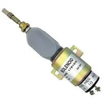 Markenlos aladdien - Schließsolenoid Diesel Kraftstoffventil - Absperrventil - 12V/3 Anschlüsse - Magnetventil - Regelvorrichtung - Geeignet für Dieselmotoren
