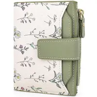Merkloos Mini-Geldbörse für Damen mit Blumenmuster