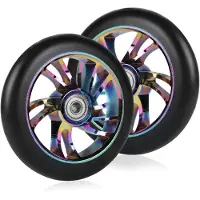 Merkloos Ersatzräder für Stunt-Scooter mit ABEC 9 Lagern