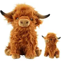 Merkloos Pluche Highland-Rind, 28 cm, für Kinder