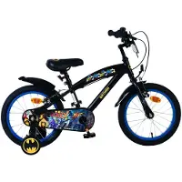 Volare Batman Kinderfahrrad - Jungen - 16 Zoll - Schwarz - 2 Handbremsen