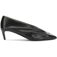 KHAITE Pumps für Damen, schwarz, Modell Miriam, 50 mm Absatz, aus Leder - Größe 39