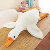 Merkloos 90 cm großes, plüschiges Entenspielzeug, XXL