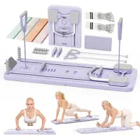 Merkloos Multifunktionales Pilates-Reformgerät, 8-in-1, für den Heimgebrauch
