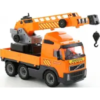 Polesie WADER Lastwagen LKW Kran Kranwagen Autokran Fahrzeugkran