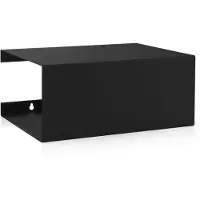 ReCollector BoxShelf, Regalboden, Wandverteiler, Stahl, Schwarz, Schlafzimmer, 2 Regale
