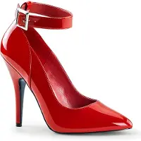 Pleaser SEDUCE-431 Damen Pumps von , Rot , EU 39, US 9
