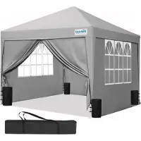 Selius Wasserdichter Pavillon, 3x3 Meter, mit seitlichen Wänden