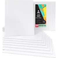 Markenlos Malplatten 28 x 35,5 cm - 28-tlg. Set aus 100% Baumwolle