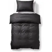 Royal Textile Sleeptime Satin Point Schwarz 140 x 220 cm