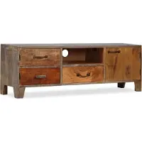 Syfax TV-Schrank Massivholz Vintage 118x30x40 cm