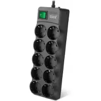 SVEN SF-10E-16 Überspannungsschutzleiste 10 Steckdosen 1.8m